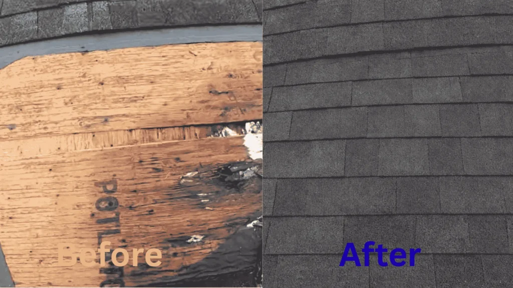 Roof damage repair