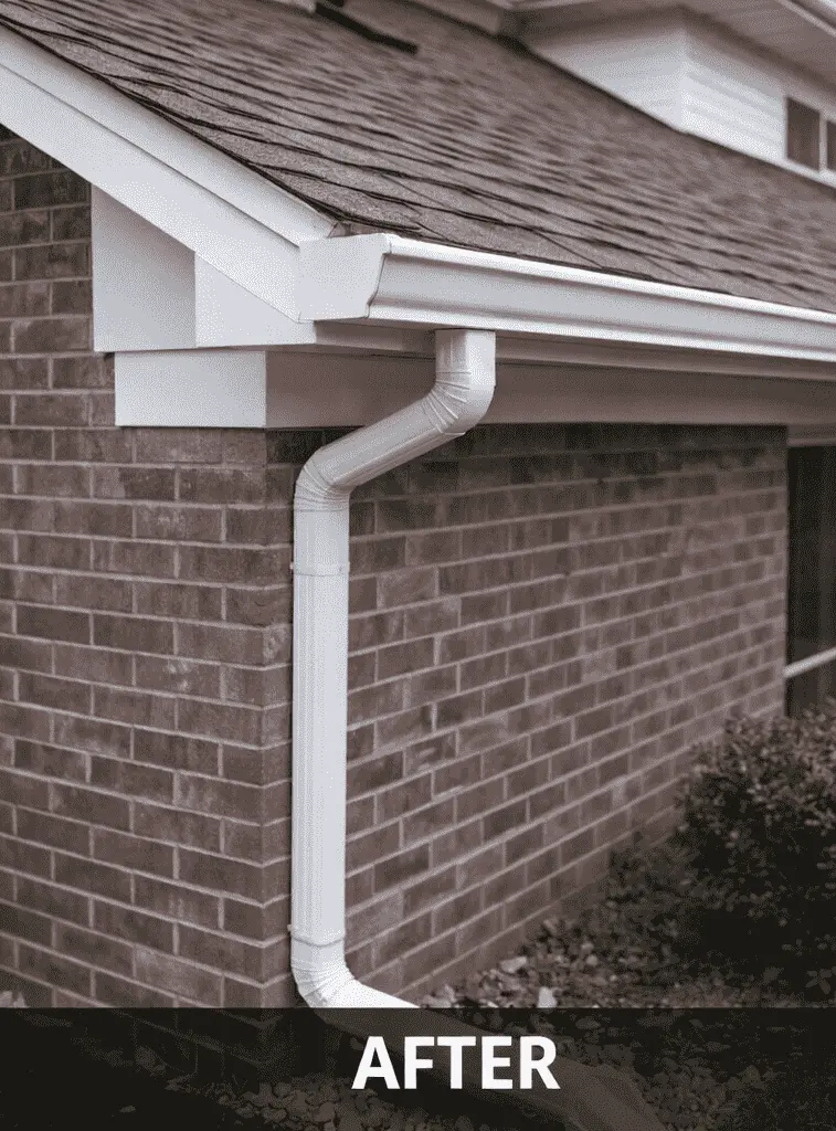 New gutter installed
